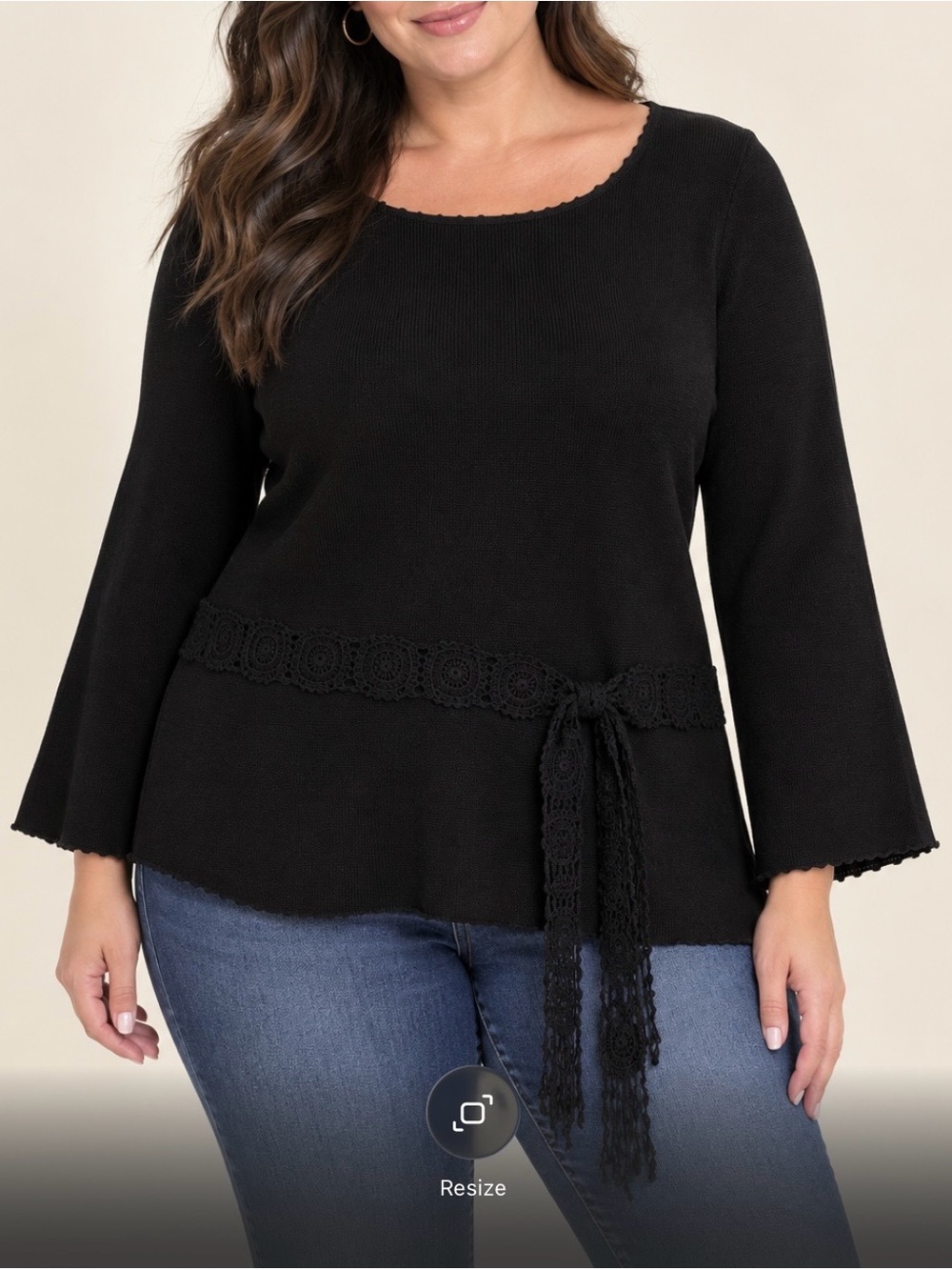 Sag Harbor Women's XL Black Blouses